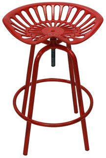 Traditional Style Tractor Seat (Red)
