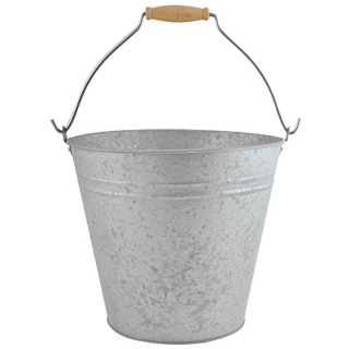 Old Style Bucket 9.5ltr (zinc)