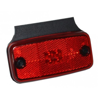 12/24v LED Marker Light With Bracket (red)