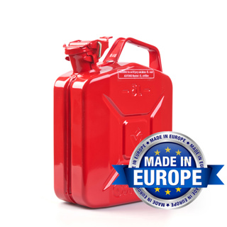 5 Litre Red Metal Jerry Can - Premium Quality 