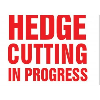 Farm Sign Hedge Cutting