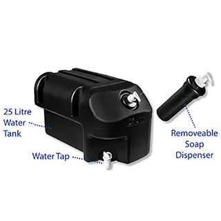 Water Tank 25lt. & Soap Dispenser