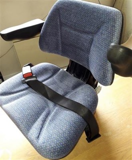 Tractor Seat - Blue Cloth