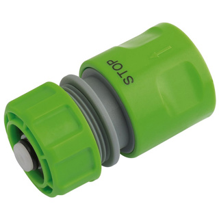 Draper 1/2"Hose Connector With Water Stop