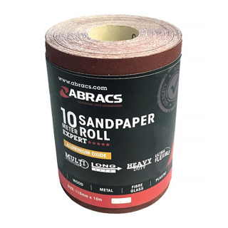 Abracs Sand Paper P80 10m Roll
