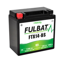 Ftx14-bs  atv & Motorcycle Battery - 12v,12.6ah
