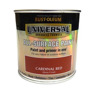 Universal Paint & Primer - Cardinal Red (250ml)