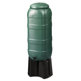100ltr Space Saver Water Butt with Stand/Fittings