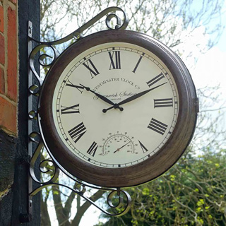 Greenwich St Wall Clock/Ther