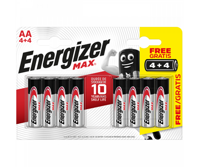 AA Batteries 4+4 Free