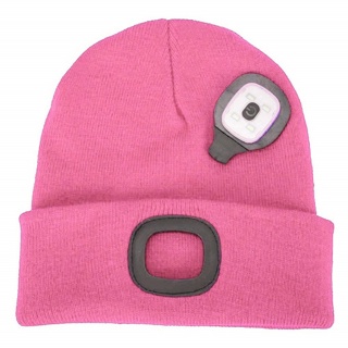 Thinsulate Hat & LED Light Pink