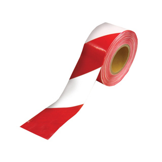 Barrier Tape - Red & White 500m X 70mm