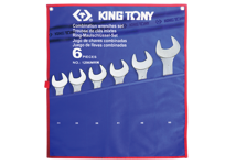 King Tony  6 Pc. Jumbo Combination Spanner Set